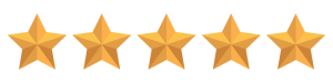 yellow five stars quality rating icons 5 stars icon five star sign rating symbol transparent background illustration png 300x75
