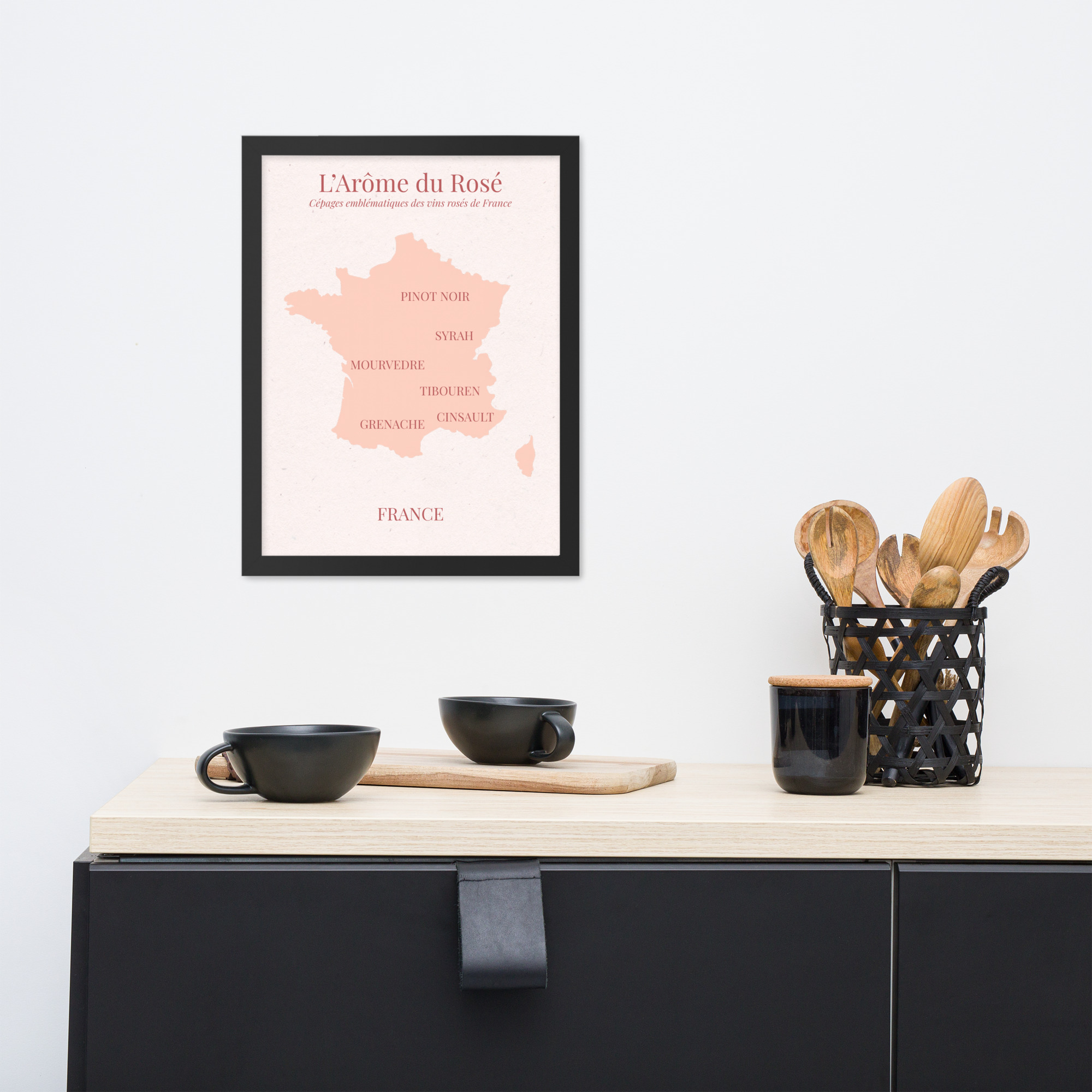 L’Arôme du Rosé – Affiche encadrée 30 × 40 cm – Image 4
