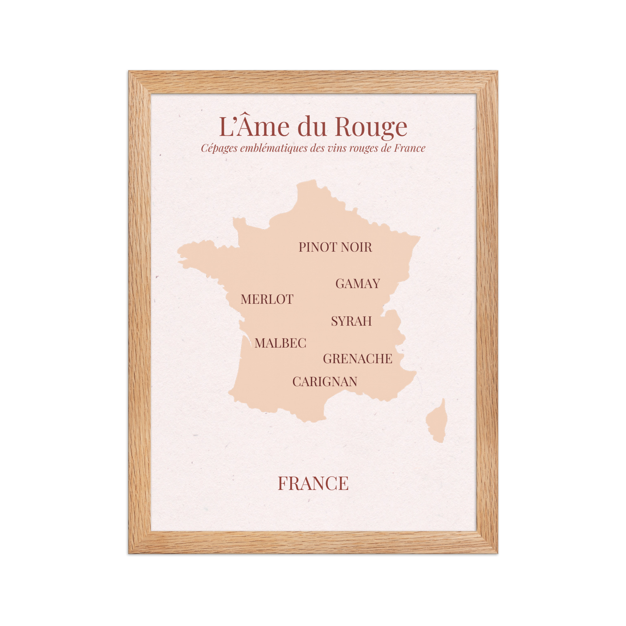 L’Âme du Rouge – Affiche encadrée 30 × 40 cm – Image 2