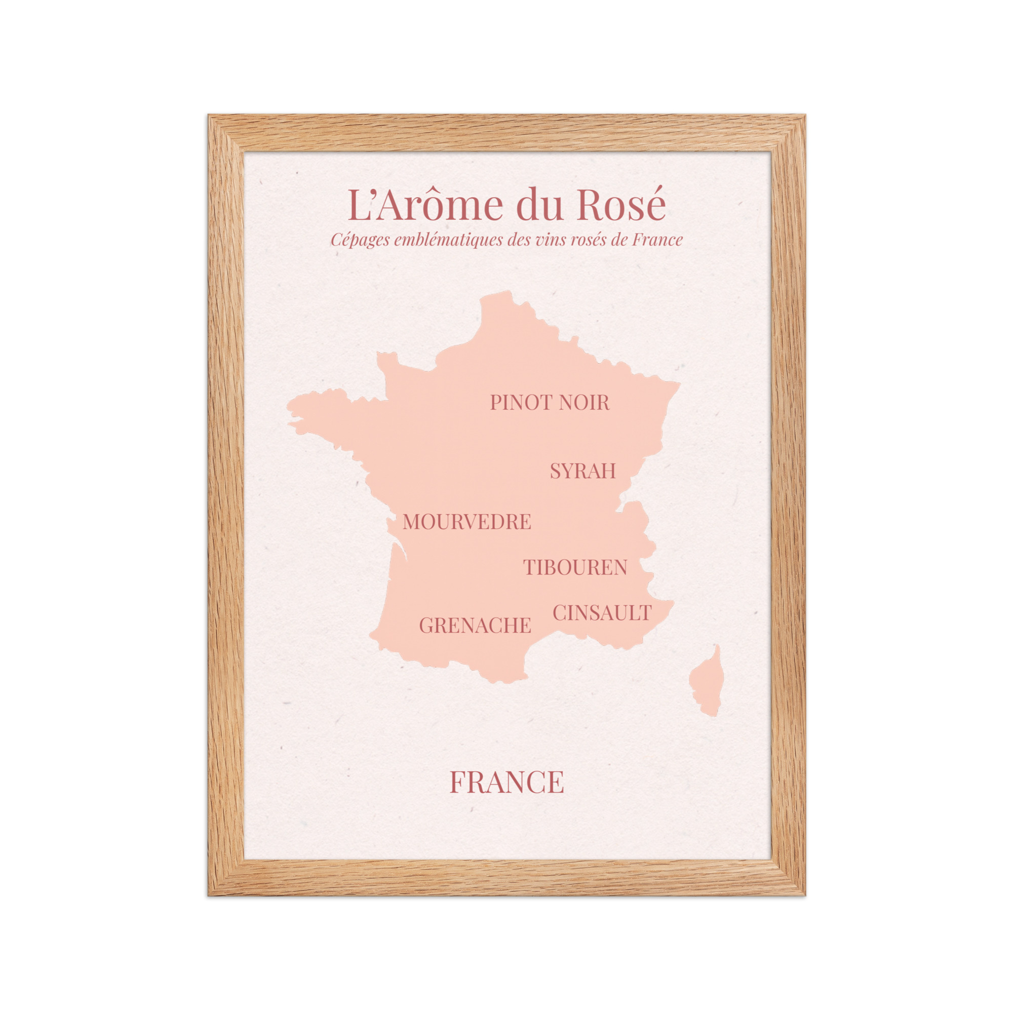 L’Arôme du Rosé – Affiche encadrée 30 × 40 cm – Image 2