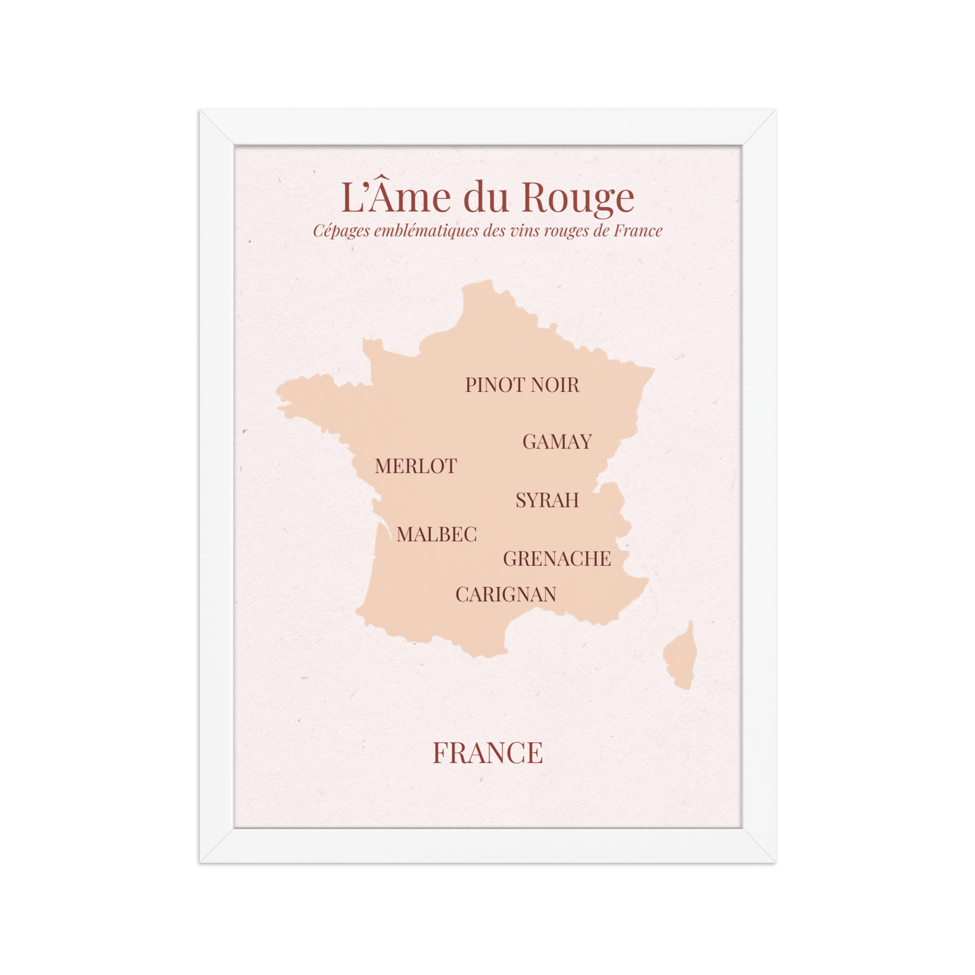 L’Âme du Rouge – Affiche encadrée 30 × 40 cm – Image 3