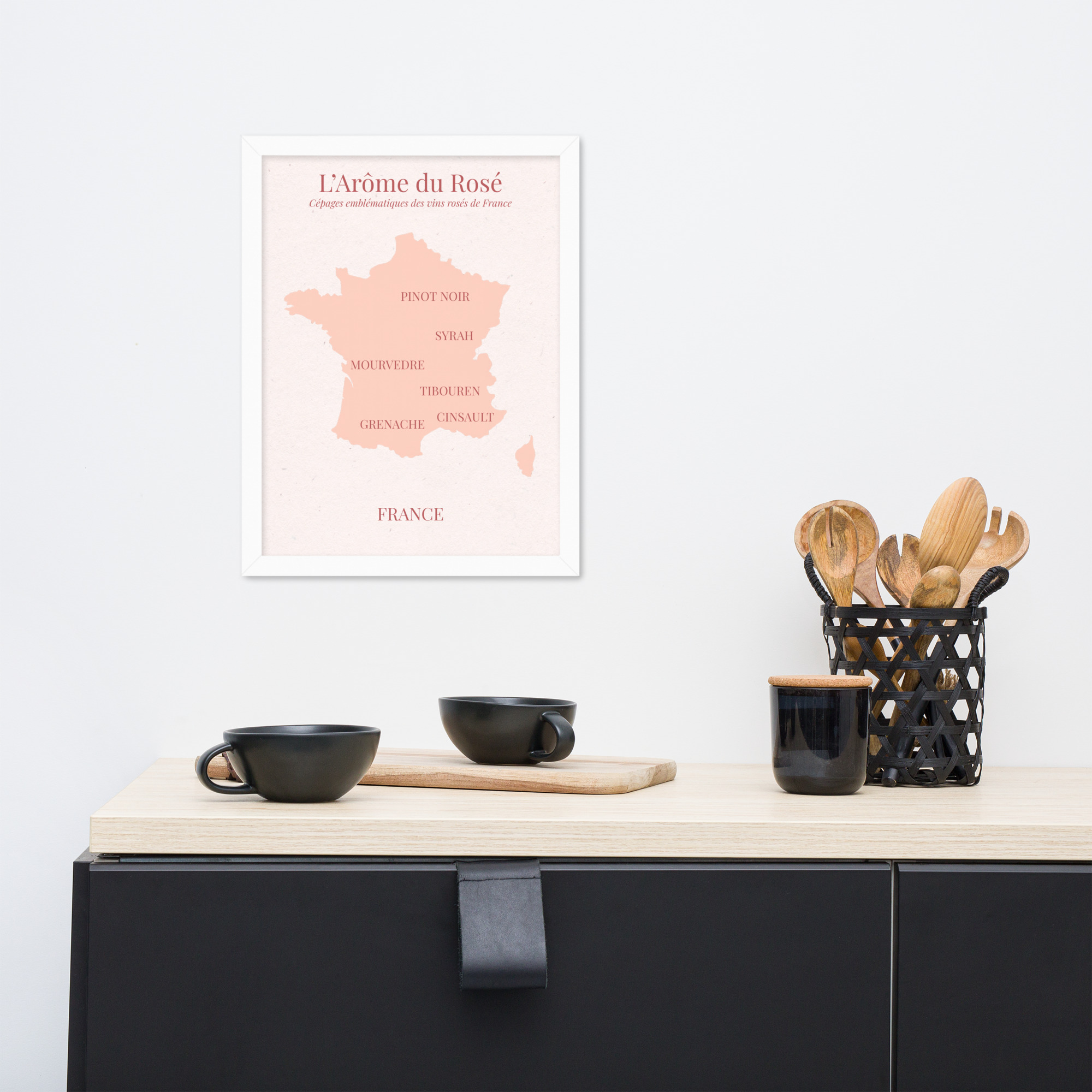 L’Arôme du Rosé – Affiche encadrée 30 × 40 cm – Image 6