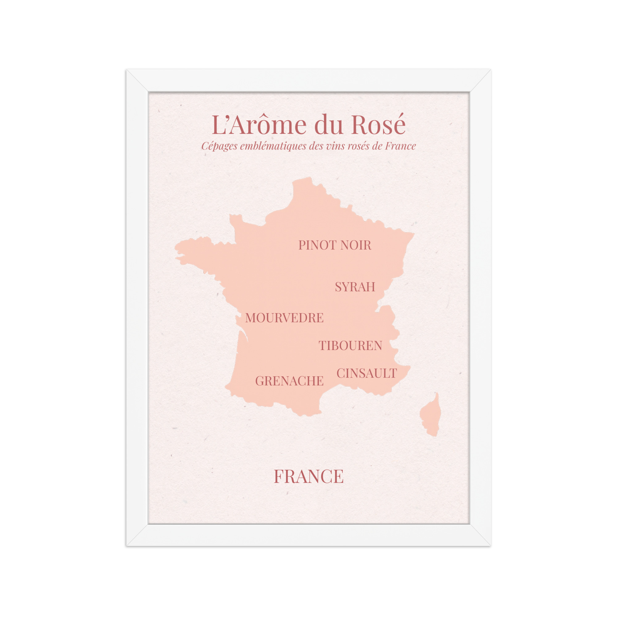 L’Arôme du Rosé – Affiche encadrée 30 × 40 cm – Image 3